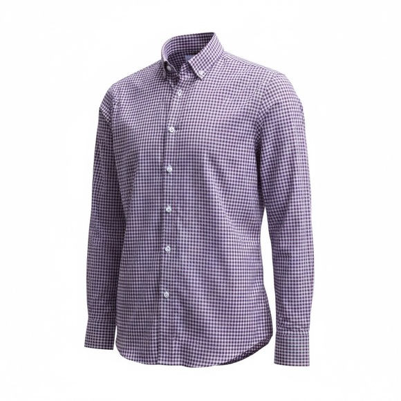 Ben Sherman Other - Ben Sherman Men's Red White and Grey Checkered Button-Down Shirt Size 32-33